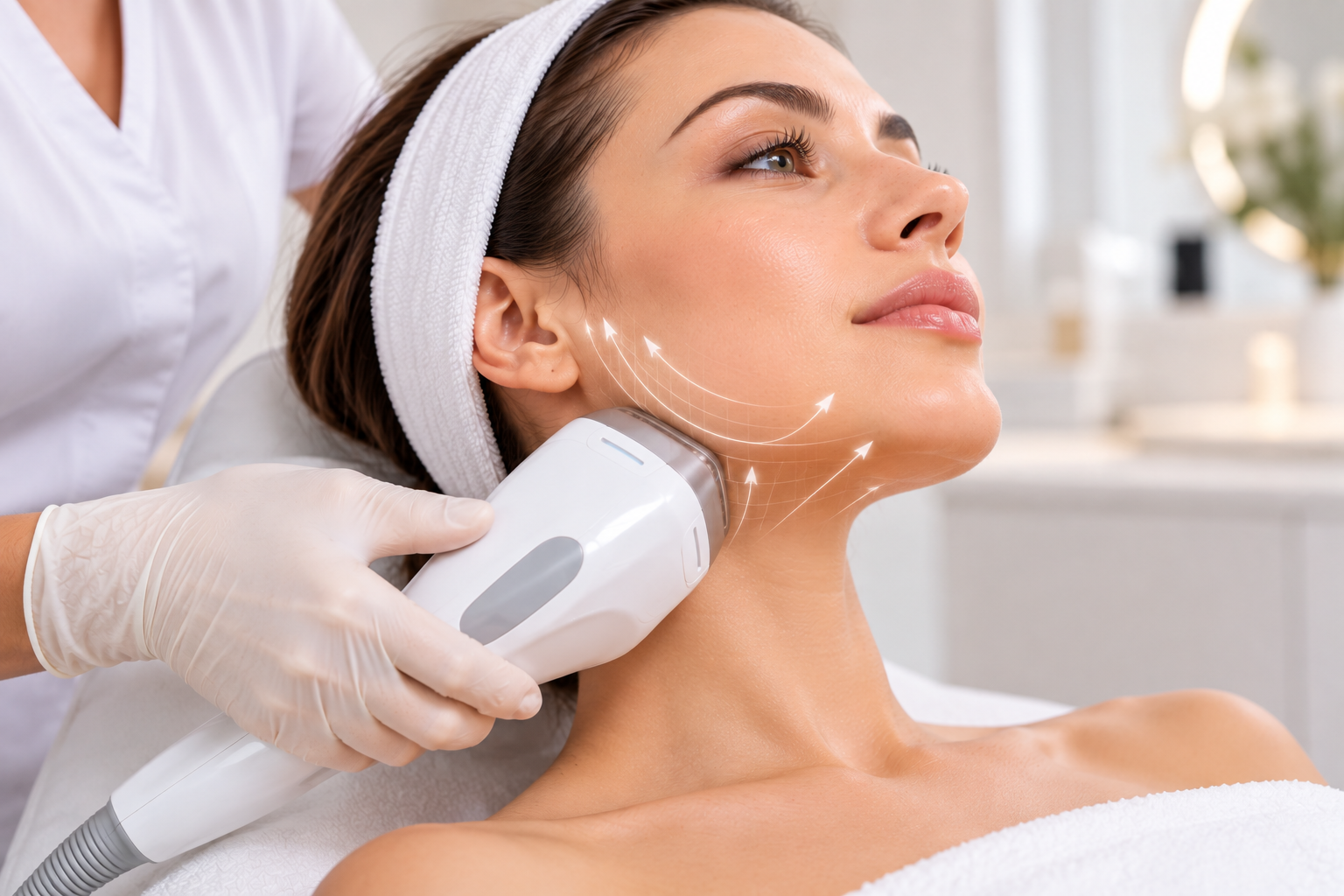 Contorno facial para tratamiento HIFU 22