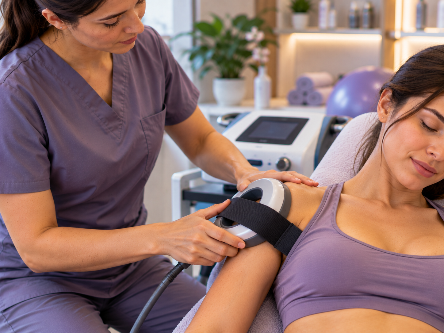 Magnetoterapia en zona muscular